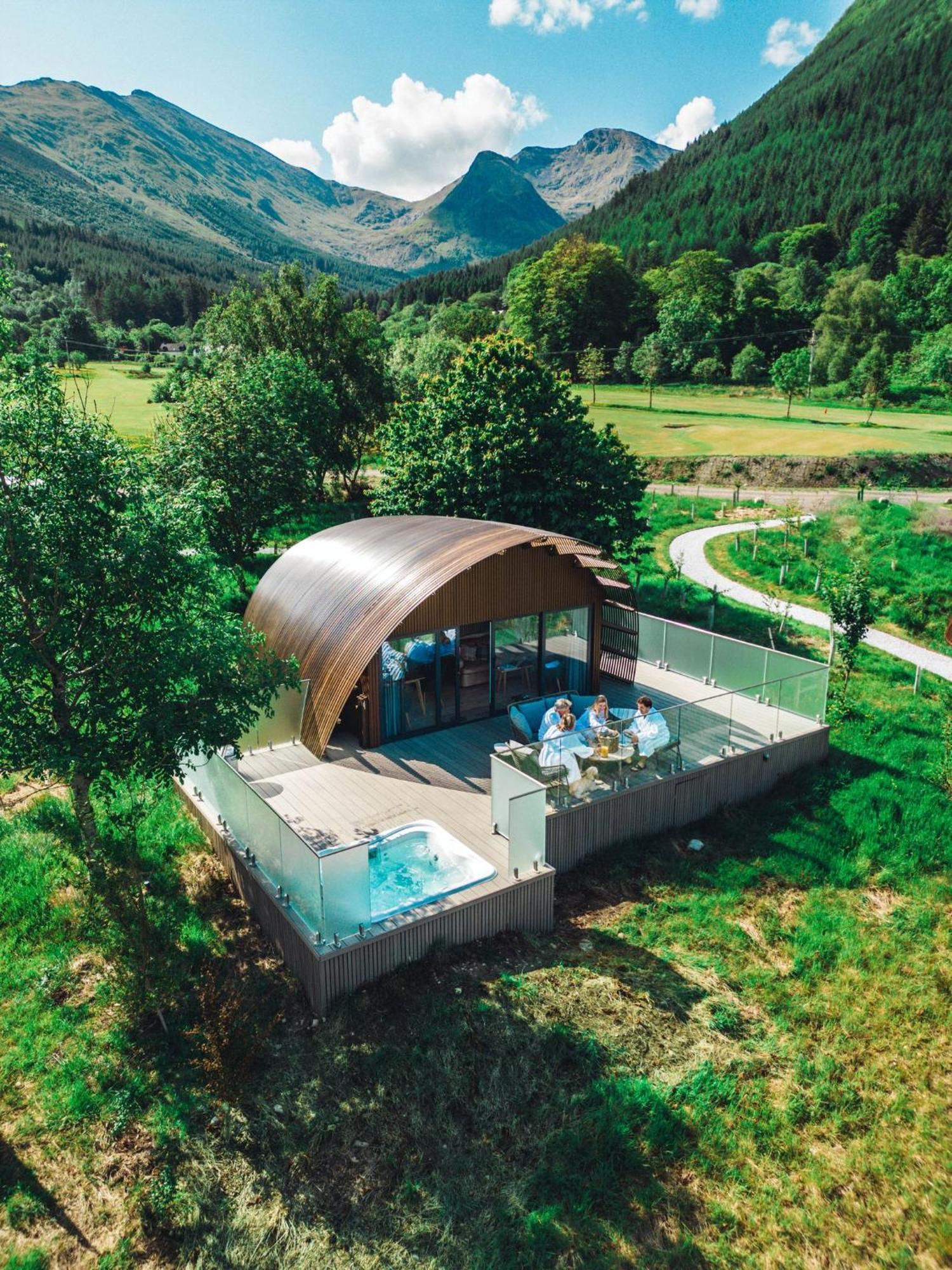Seabeds - Luxury Lookouts With Hot Tubs Villa Glencoe Exterior photo